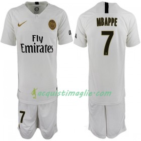 Divisa di Calcio Paris Saint Germain Mbappe 7 Bambino Trasferta 2018/2019